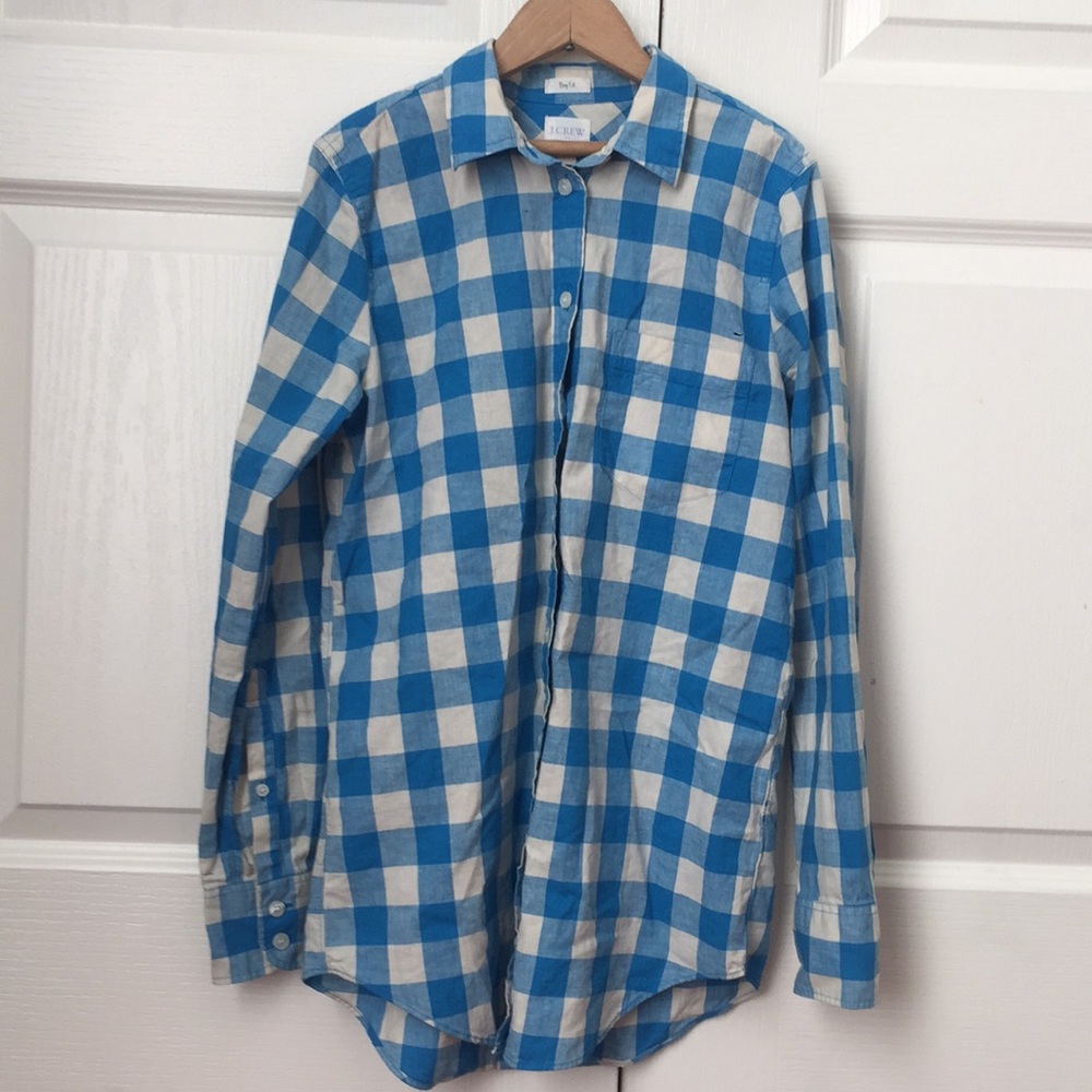 Jcrew boyfit Button down with pocket